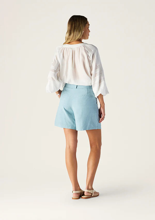 Mos the Label - Serafina Linen Short - Seafoam