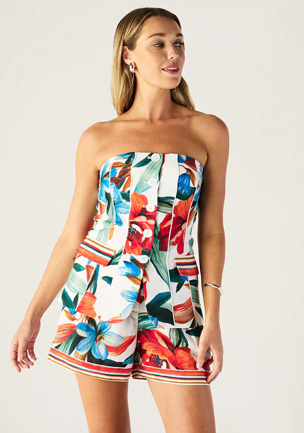 Mos the Label - Fiorina Print Bustier