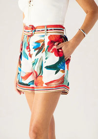Mos the Label - Fiorina Print Linen Short