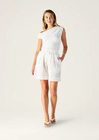 Mos the Label - Monaco Suiting Bermudas - White