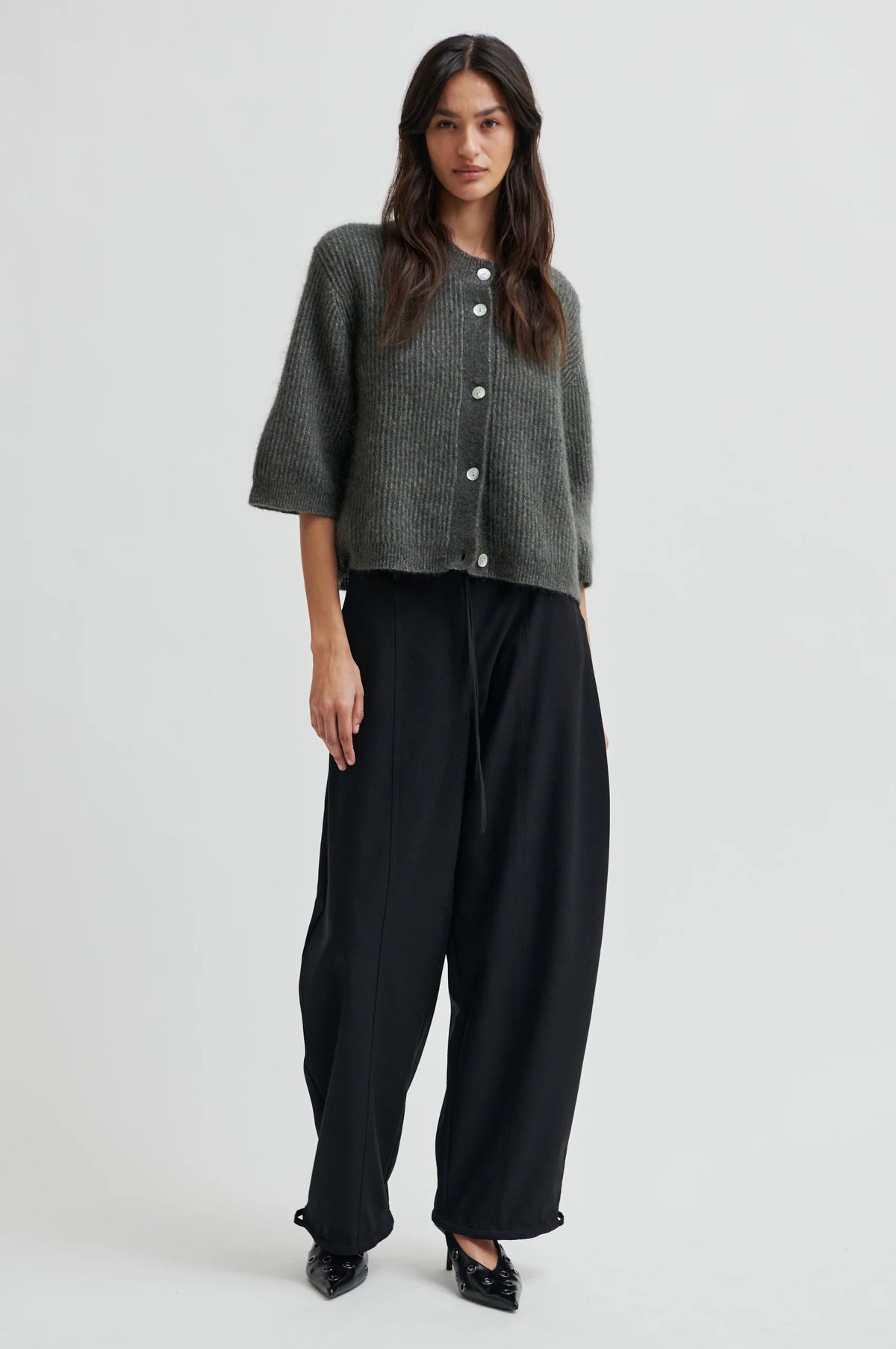 Second Female - Andrea Beluga Button Front Cardigan