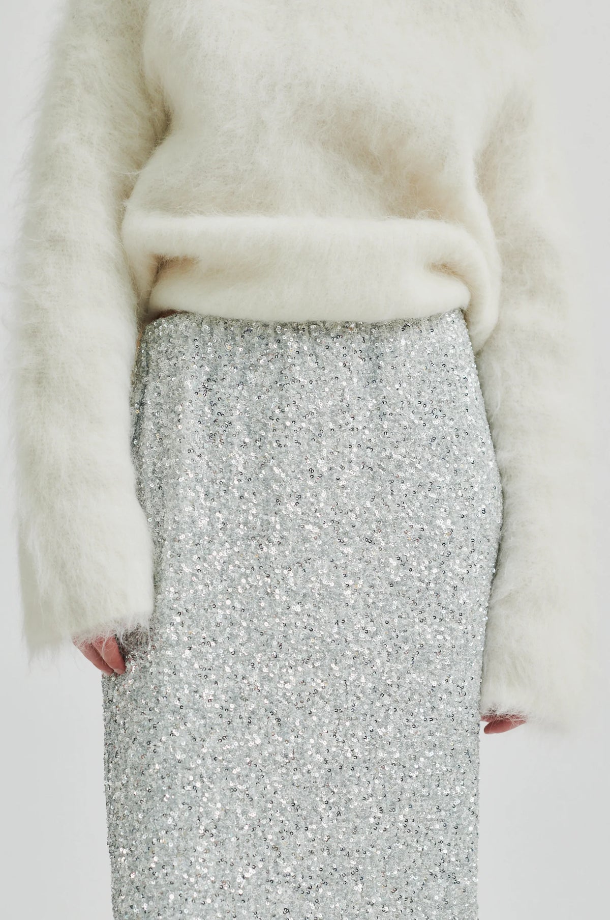 Second Female - Shimmer Skirt Silver