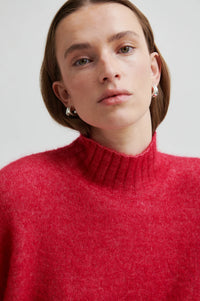 Second Female - Brooklyn Persian Red  High Neck Knit
