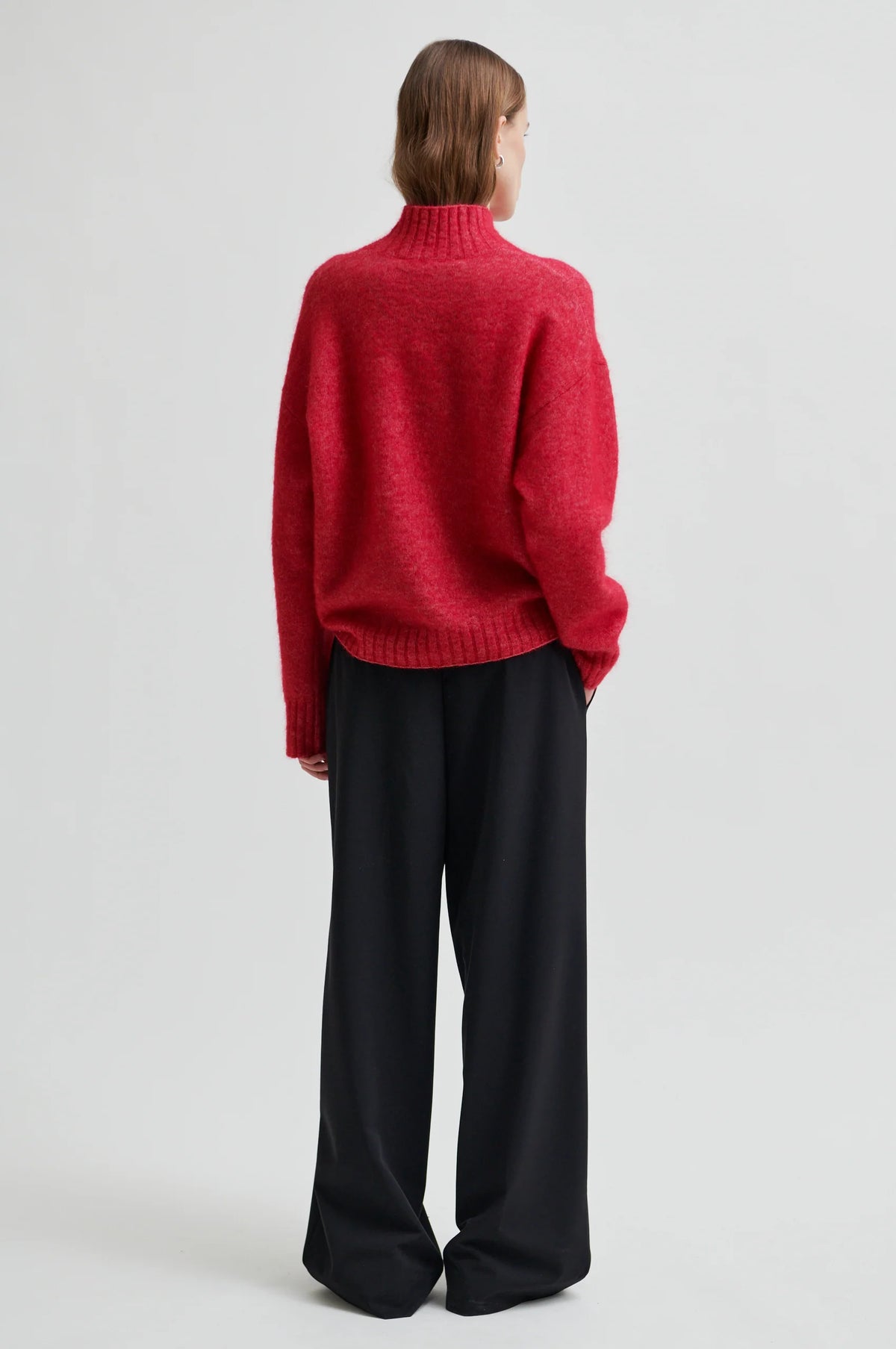 Second Female - Brooklyn Persian Red  High Neck Knit