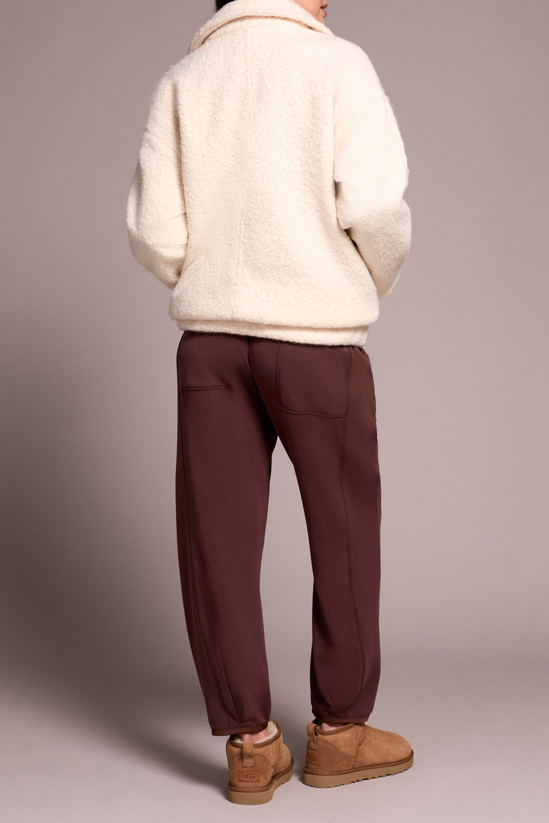 Tribal - Soft Boucle Bomber Jacket