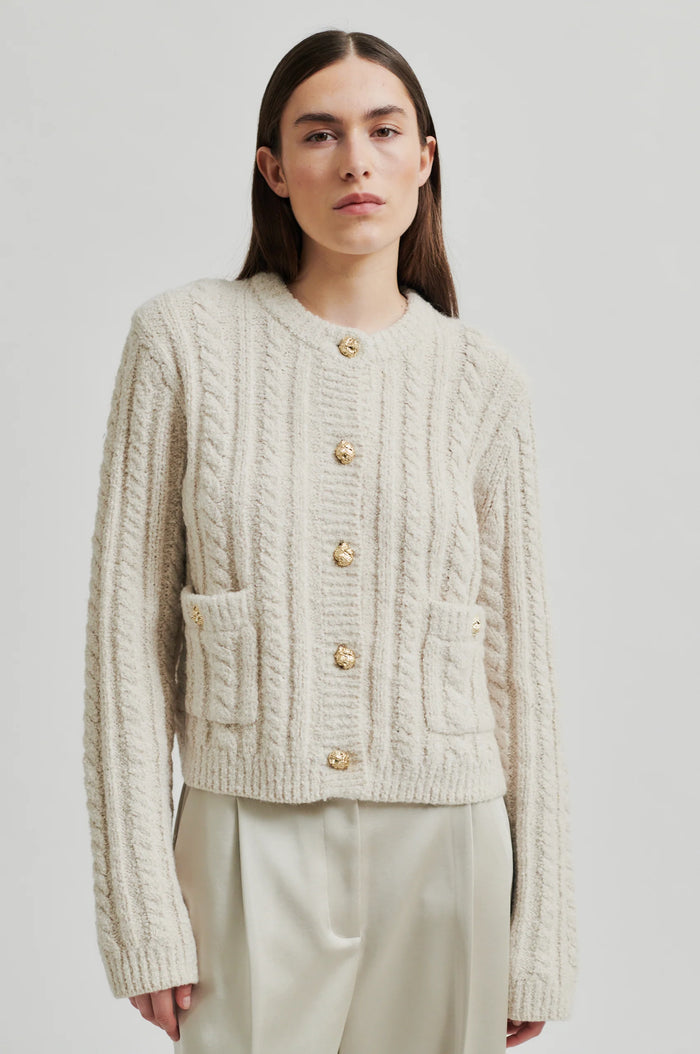 Second Female - Karolica Pumice stone Cardigan