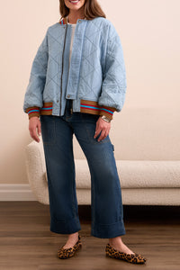 Tribal - Quilted Bomber Jacket