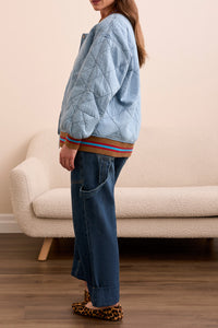 Tribal - Quilted Bomber Jacket