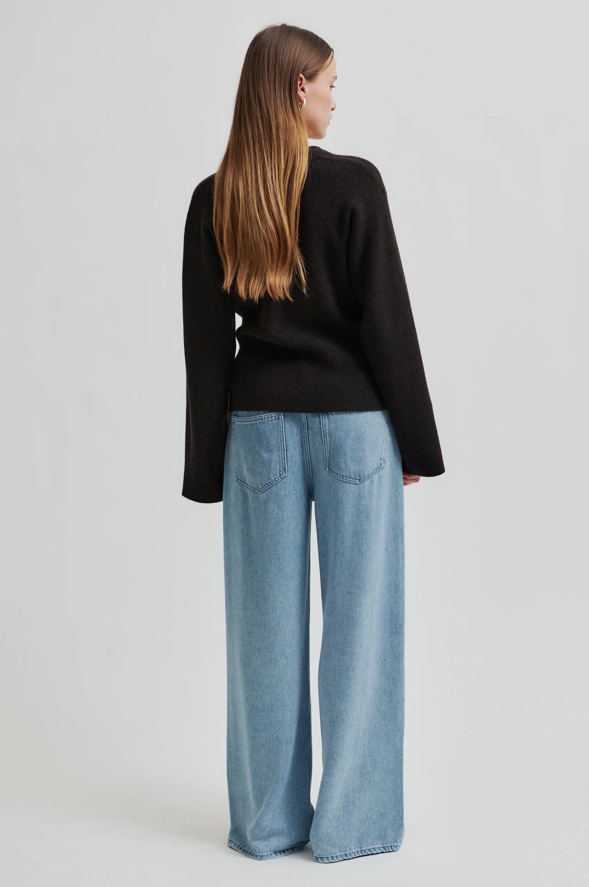 Second Female - Vigga Knit Cardigan - Chocolate Brown