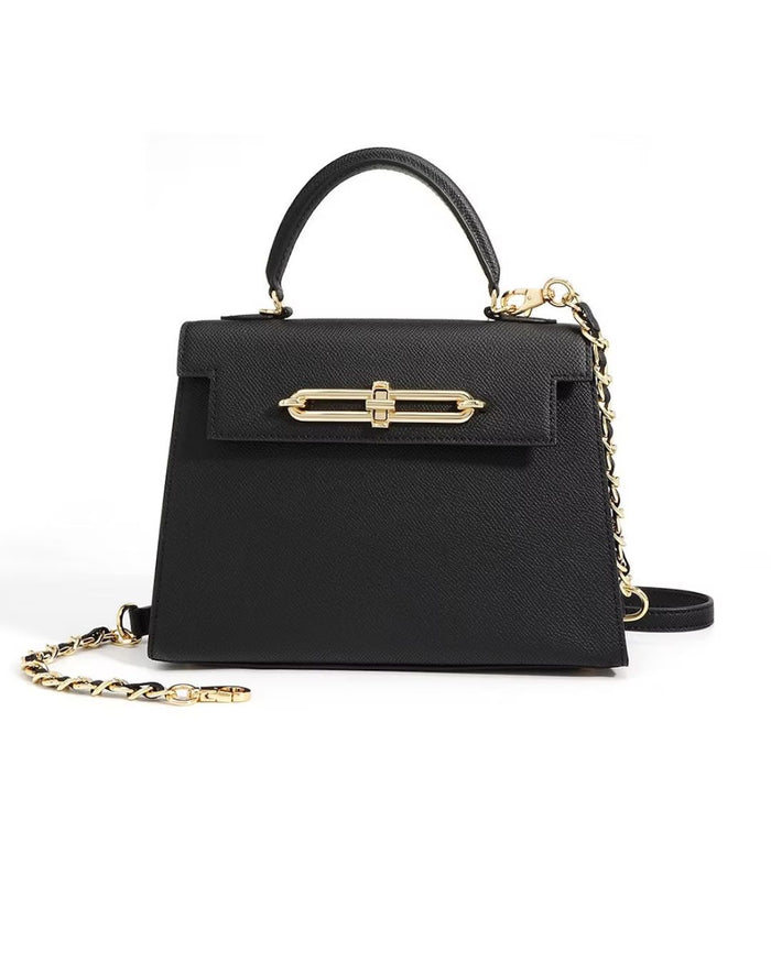 Anna Leather Satchel Bag