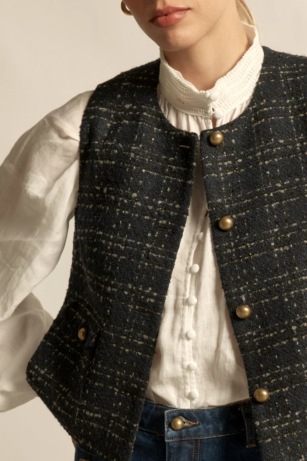 Zoe Kratzmann - Hush Vest - Midnight Check