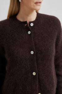 Second Female - Andrea Rib Mohair/Wool Cardigan