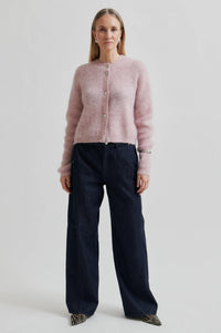 Second Female - Andrea Rib Mohair/Wool Cardigan