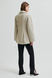 Second Female - Mood Beige Melange Wool Blend Blazer