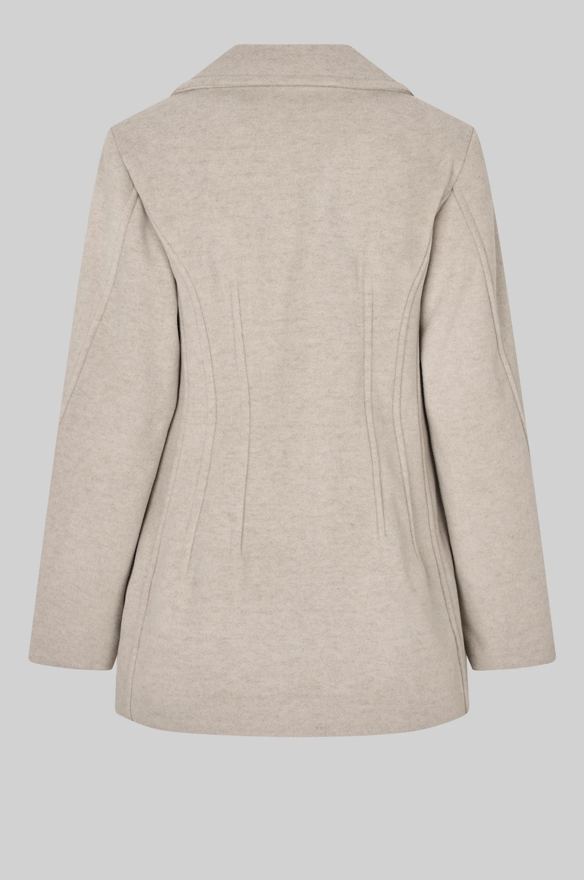 Second Female - Mood Beige Melange Wool Blend Blazer