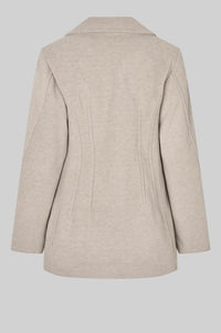 Second Female - Mood Beige Melange Wool Blend Blazer