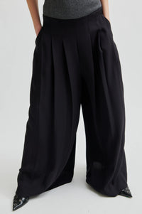 Second Female - Glara Black Pleated Pants