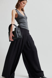 Second Female - Glara Black Pleated Pants