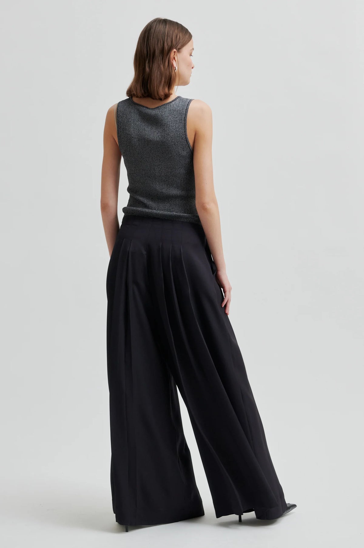 Second Female - Glara Black Pleated Pants