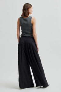 Second Female - Glara Black Pleated Pants