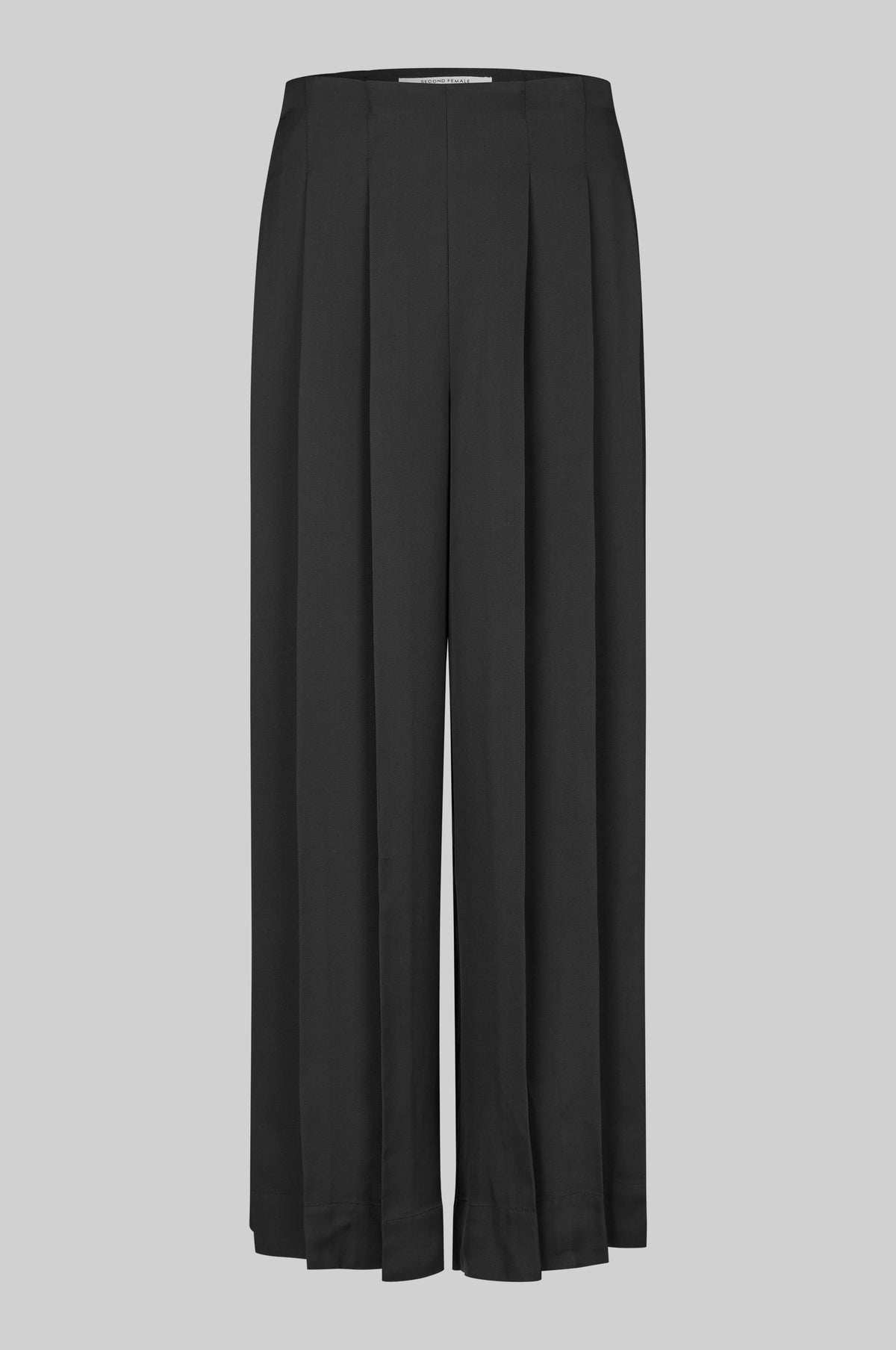 Second Female - Glara Black Pleated Pants