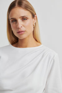 Second Female Ulina Drape Tee - White
