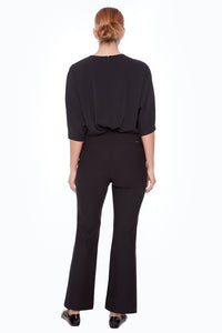 Up Pants 68252- Precision Ponte Full-Length Boot Leg Pants