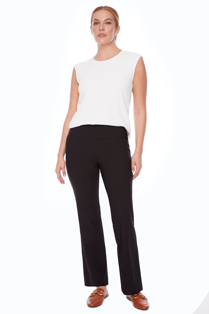 Up Pants 68252- Precision Ponte Full-Length Boot Leg Pants