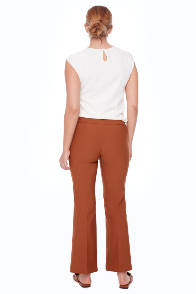 Up Pants 68252- Precision Ponte Full-Length Boot Leg Pants