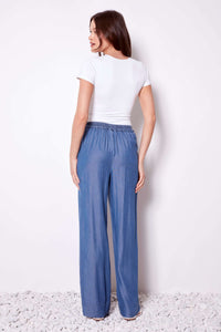 Up Pants - Wide Leg Tencel Pants