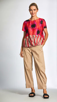 Peruzzi - Print Top - Red