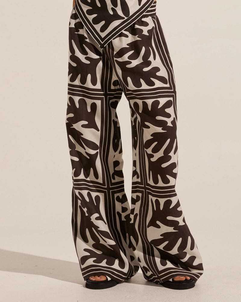 Breeze Pant - Frond Chocolate