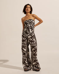 Breeze Pant - Frond Chocolate