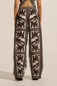 Breeze Pant - Frond Chocolate