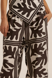 Breeze Pant - Frond Chocolate