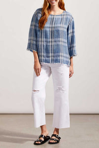 Bell Sleeve Blouse - Chambray