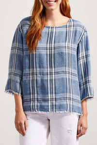 Bell Sleeve Blouse - Chambray