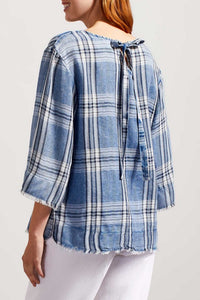 Bell Sleeve Blouse - Chambray