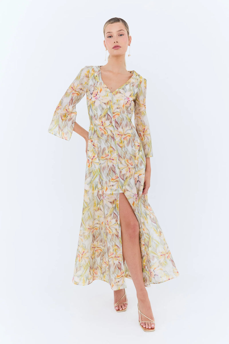 Eder by Anna - Camille Dress Floral Mustard
