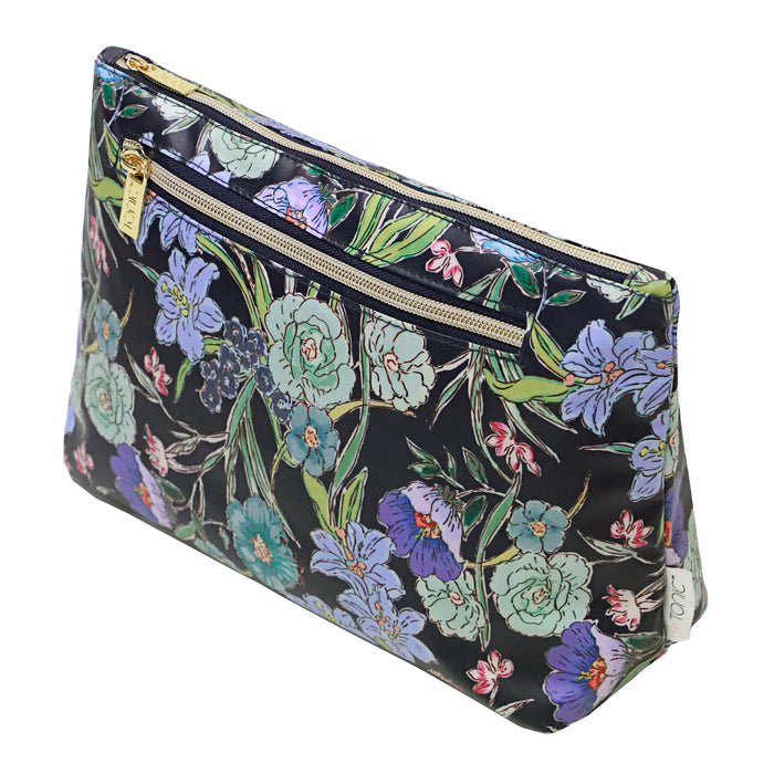 Large Cosmetic Bag - Fleur Ink