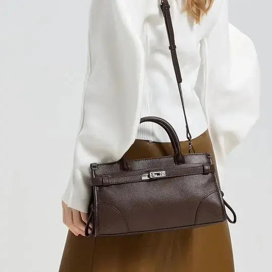 Tania Hird Oxford leather bag side view refined silhouette elevated finish