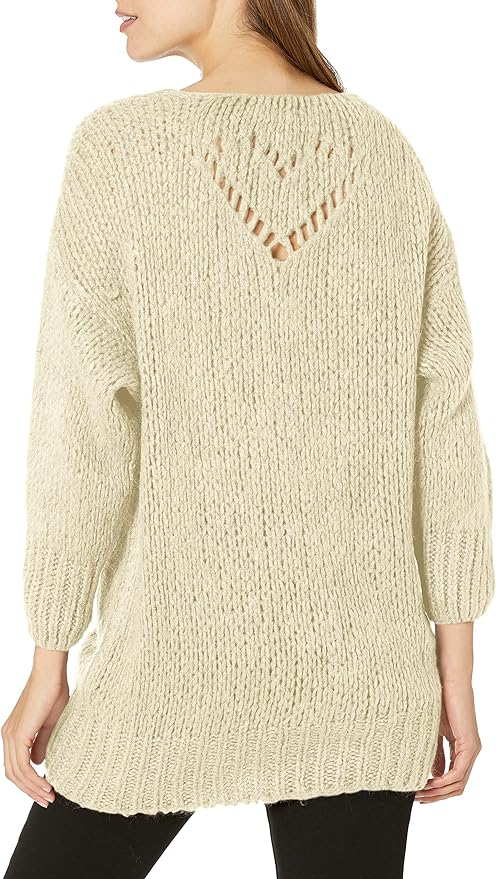 Knitted Long Line Sweater