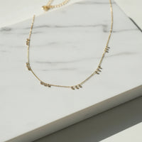 Sparkling Cubic Zirconia Crystal Necklace