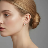 Tulip & Pearl Earring