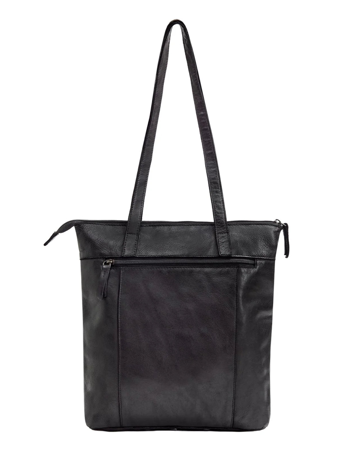 Serenade Leather - Long Reach Panelled Leather Bag