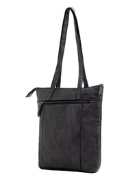 Serenade Leather - Long Reach Panelled Leather Bag
