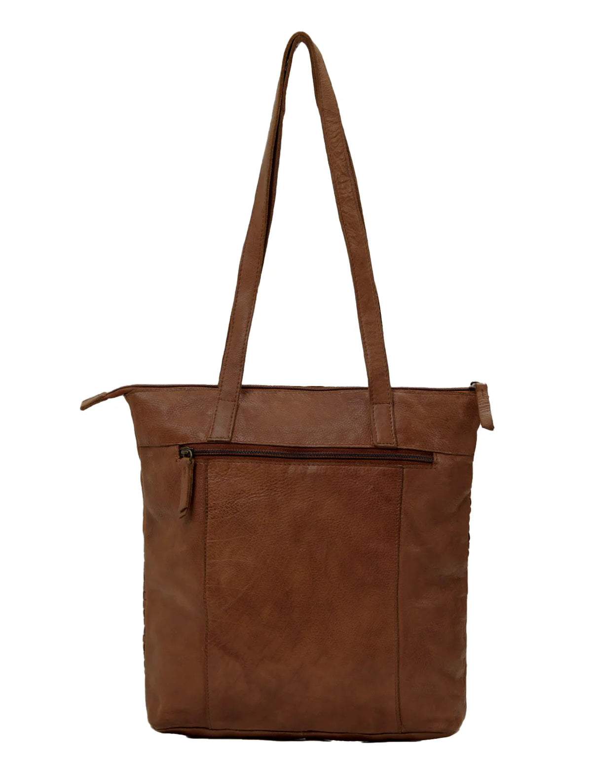 Serenade Leather - Long Reach Panelled Leather Bag