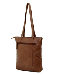 Serenade Leather - Long Reach Panelled Leather Bag