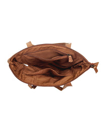 Serenade Leather - Long Reach Panelled Leather Bag