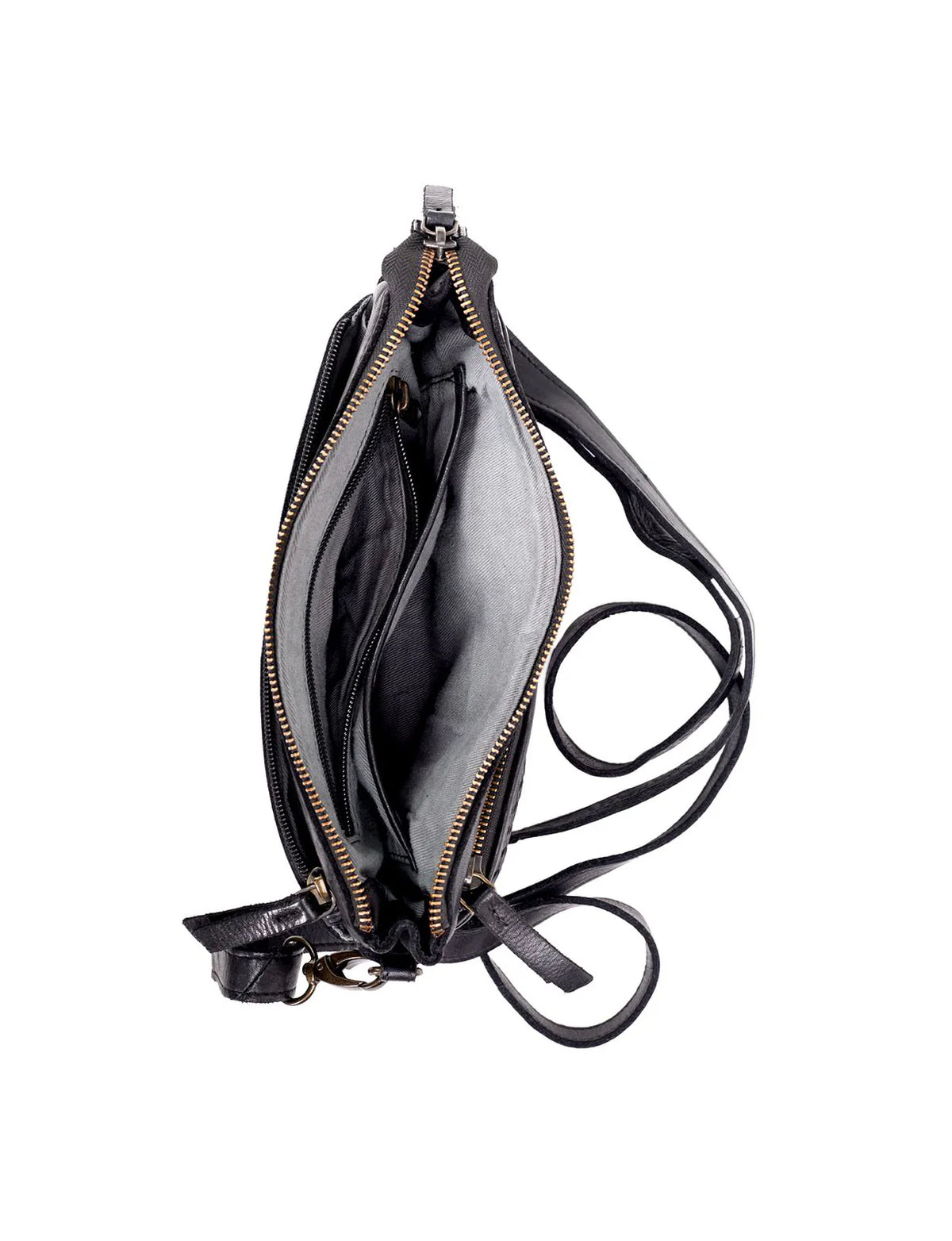 Serenade Leather - Renmark Woven Detail X-body Bag